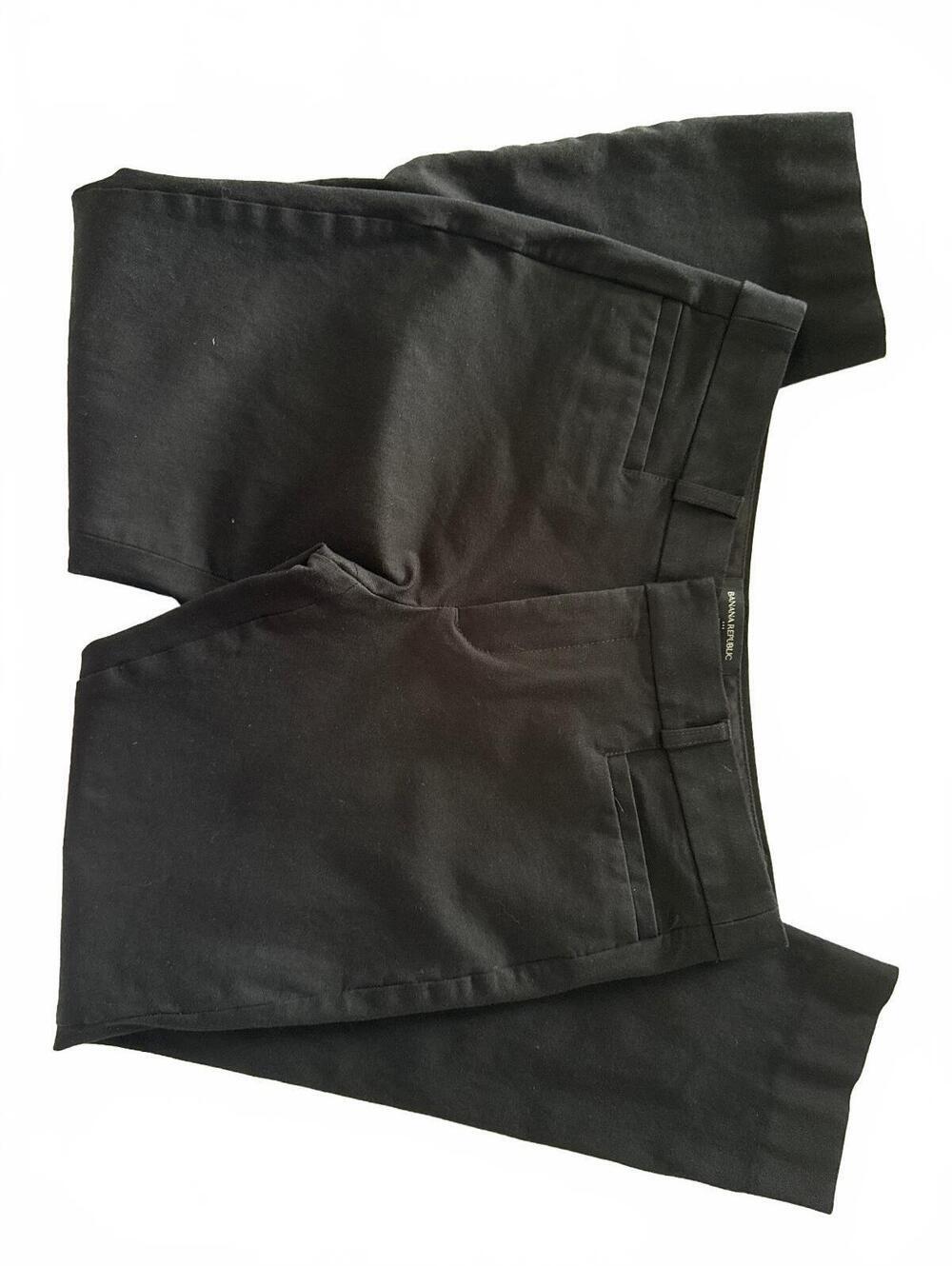 Banana Republic Black Sloan Pants, Size 6